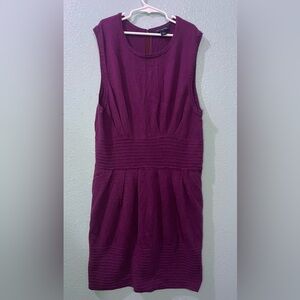 Banana Republic Rich Purple Mini Dress